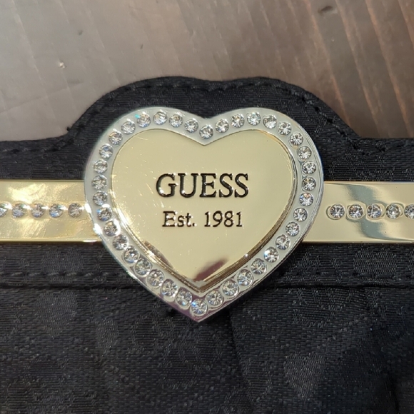 GUESS Black and Gold Women's Bag - Picture 2 of 13